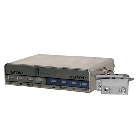 Transforming Technologies Dual Workstation Monitor:2 Ops, Mats, Tools, Voltage, Adj Limits CM2800